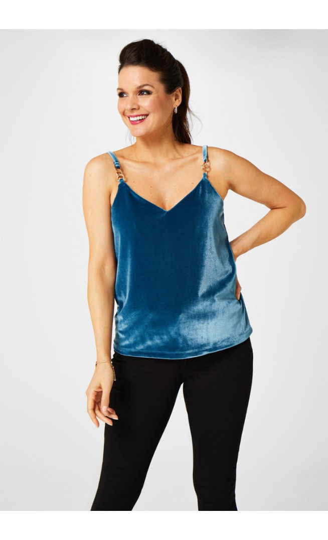 Biba x Tess Daly Velvet Cami