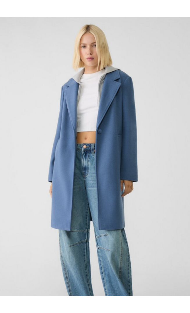 Stradivarius Classic coat - blue