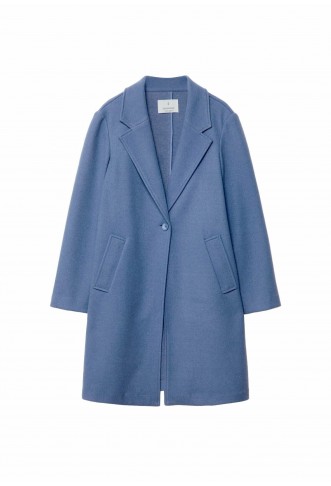 Stradivarius Classic coat - blue
