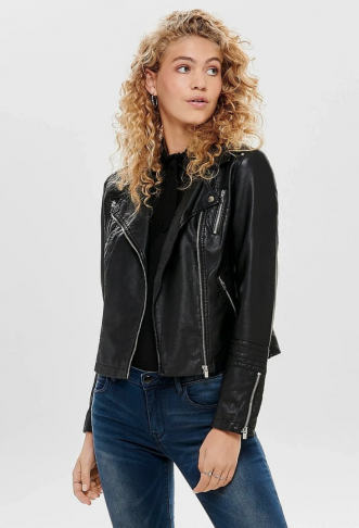 ONLY  FAUX LEATHER BIKER  -...