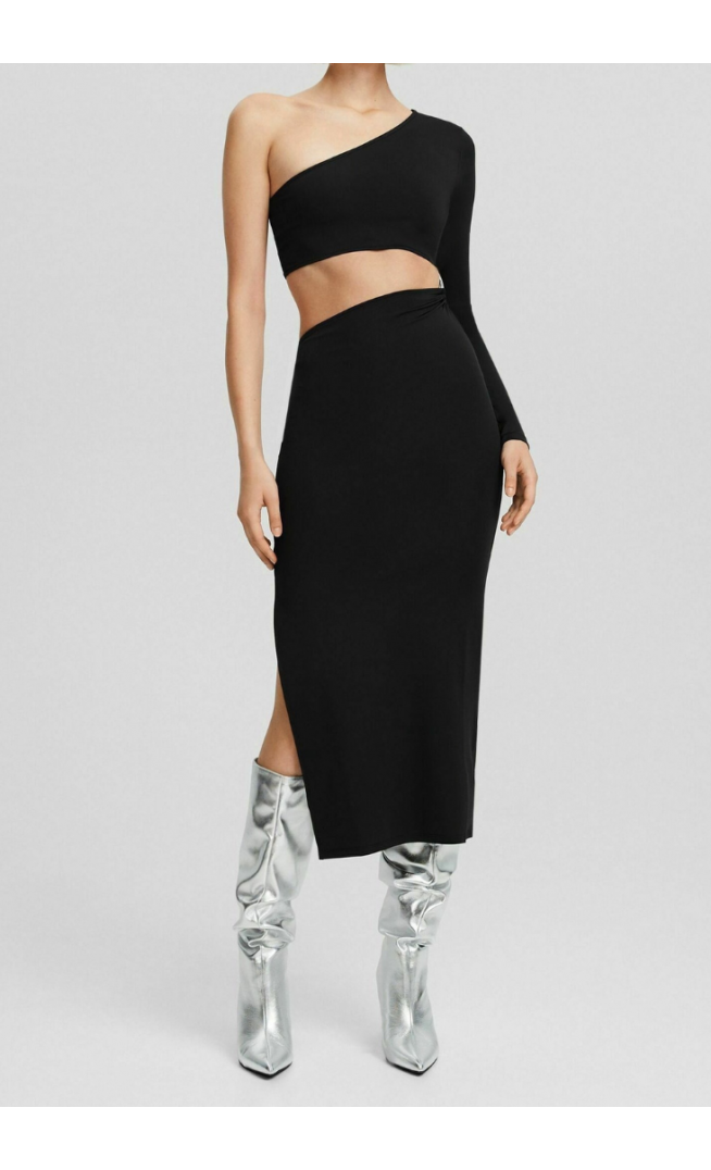 Bershka  Jersey dress - black