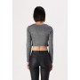 ONLY Long sleeved top - dark grey melange