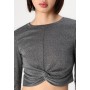 ONLY Long sleeved top - dark grey melange