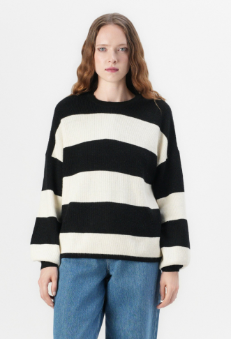 ONLY LS STRIPE NOOS - Jumper