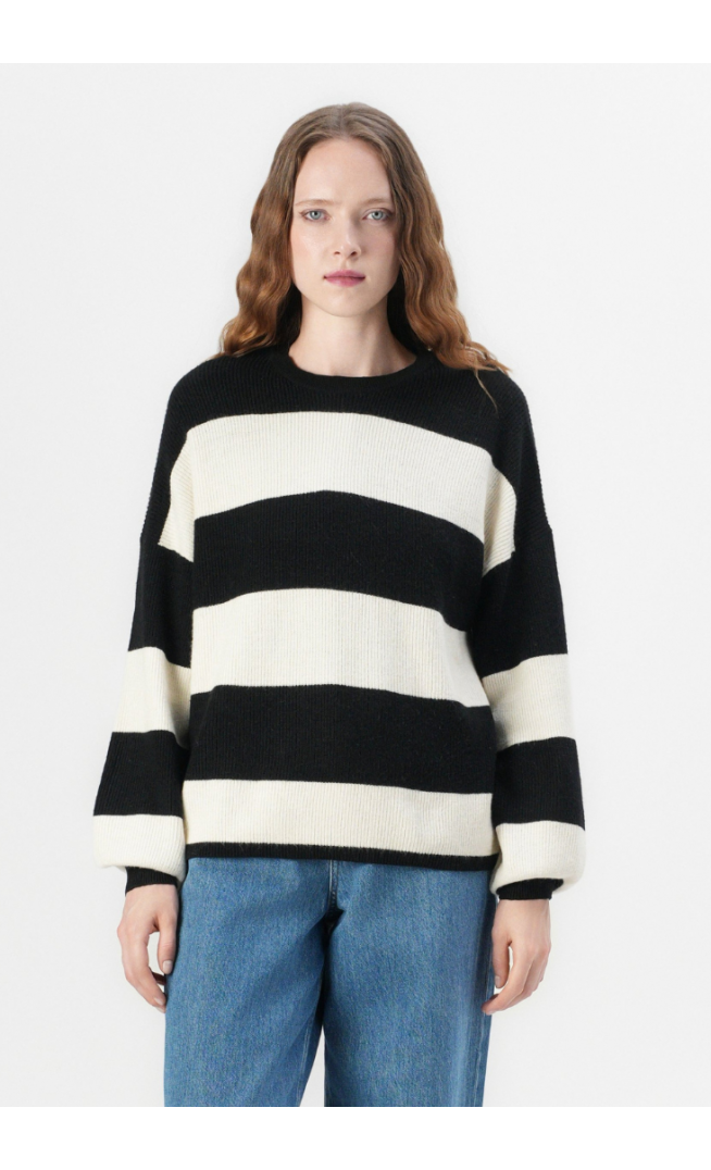 ONLY LS STRIPE NOOS - Jumper