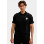 karl lagerfeld  logo polo shirt - black