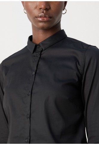 Mos Mosh TILDA SHIRT - Button-down blouse - black