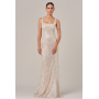 CHANCERY JOSIANE GOWN - champagne sequins