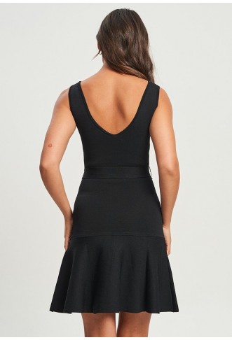 TUSSAH JILL - Shift dress - black