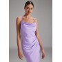 Slip dress made from sustainable satin chiffon