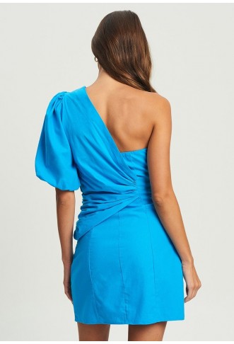 BWLDR NICO MINI - Shift dress - cyan