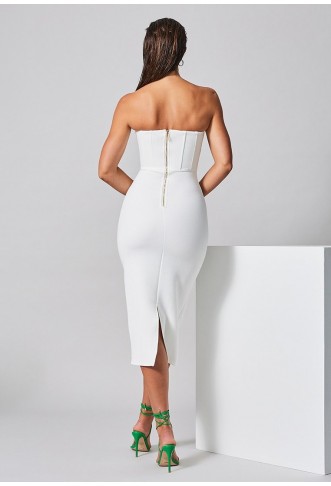 BWLDR BARDWELL X KRISTINA - Shift dress - white