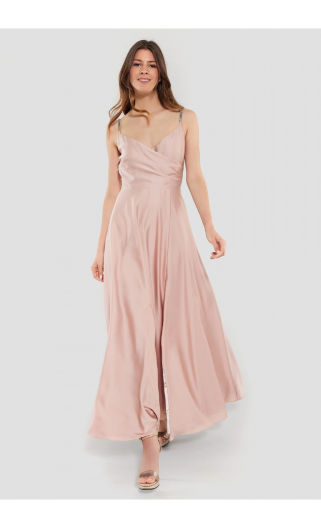 Swing Pink Regular Fit Evening Dress