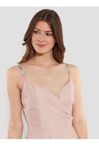 Swing Pink Regular Fit Evening Dress