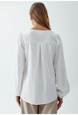 CALLI ANGELINA - Blouse - white