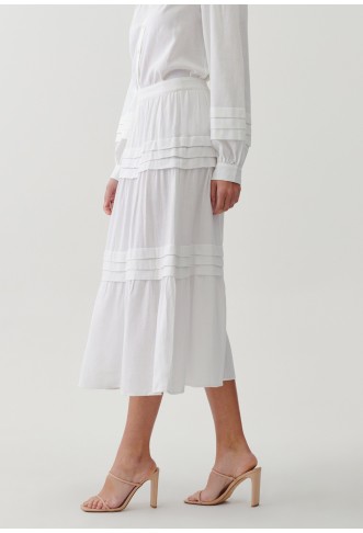 TUSSAH LAIDEY - A-line skirt - white