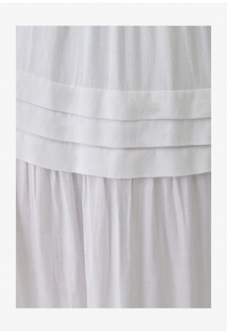 TUSSAH LAIDEY - A-line skirt - white