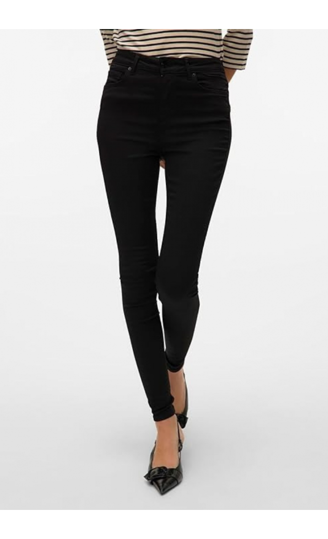Vmsophia Hr Smala Jeans Black