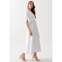 TUSSAH ABEGAIL MIDI - Day dress - white