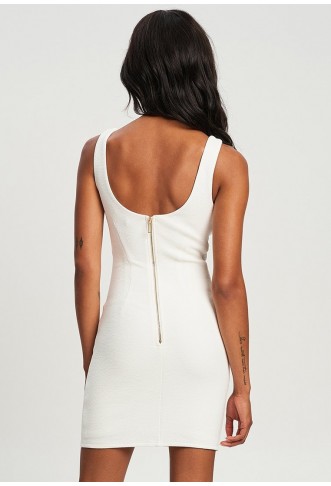 BWLDR DELTA - Shift dress - white