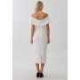 TUSSAH YASMIN - Shift dress - white