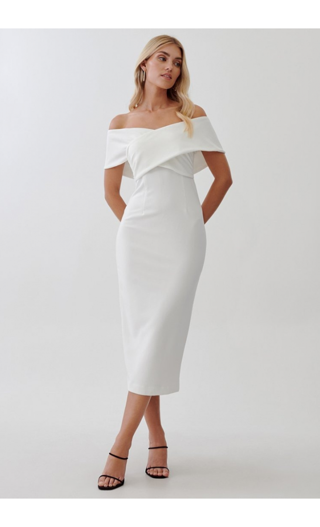 TUSSAH YASMIN - Shift dress - white