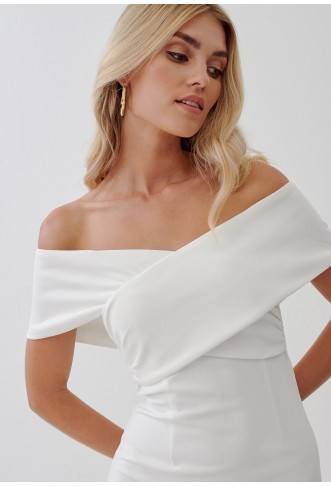 TUSSAH YASMIN - Shift dress - white