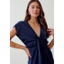 TUSSAH JAN - Maxi dress - navy blue