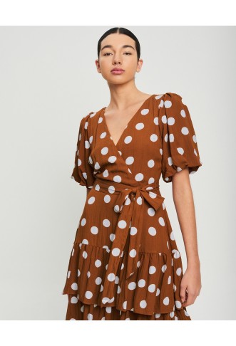 The Fated Pia Tiered Dress