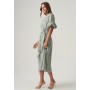 THE FATED PASCAL MIDI - Day dress - sage gingham