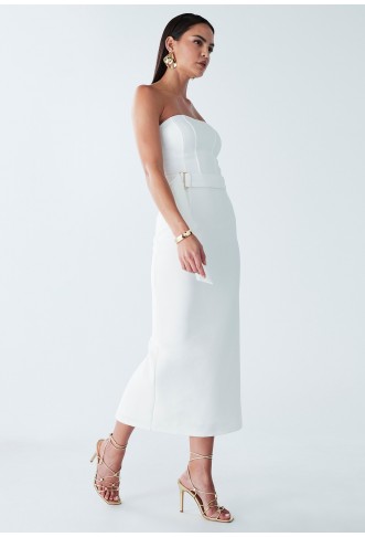 BWLDR BYDEE - Shift dress - white