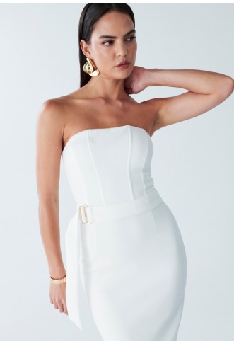 BWLDR BYDEE - Shift dress - white