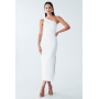 BWLDR WALKER MIDI DRESS - white