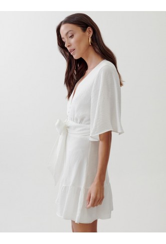 Tussah Martha Mini Dress White