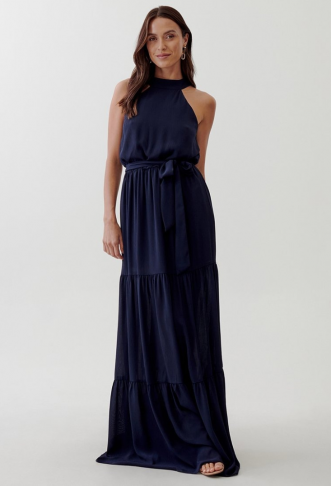 TUSSAH Maxi dress - navy blue