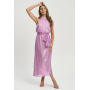 TUSSAH ZANI MIDI - Day dress - lilac sequin