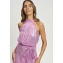 TUSSAH ZANI MIDI - Day dress - lilac sequin