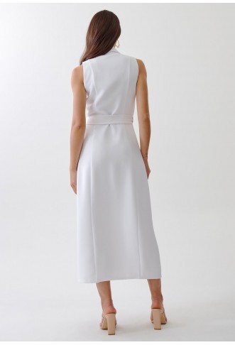 TUSSAH ALONDRA MIDI - Day dress - white
