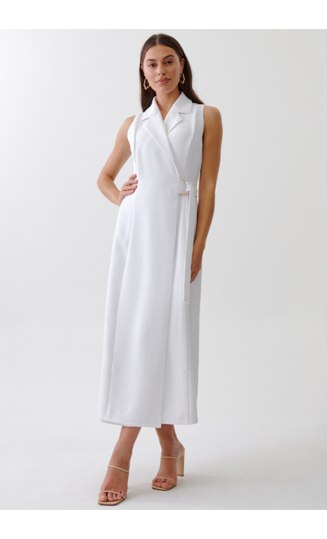 TUSSAH ALONDRA MIDI - Day dress - white