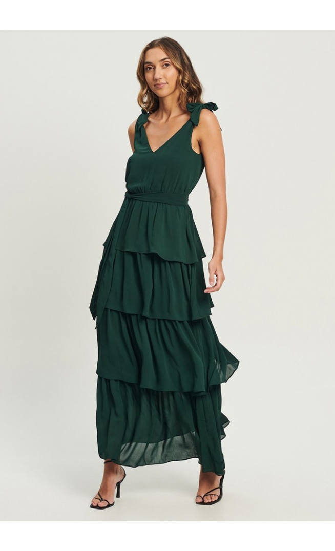 TUSSAH ANGELA - Maxi dress - emerald