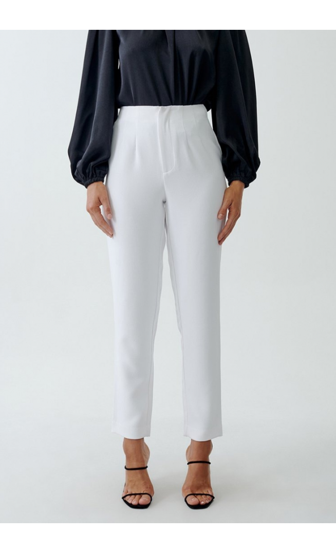 TUSSAH REESA - Trousers - white