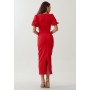 TUSSAH JAYNA MIDI - Shift dress - red
