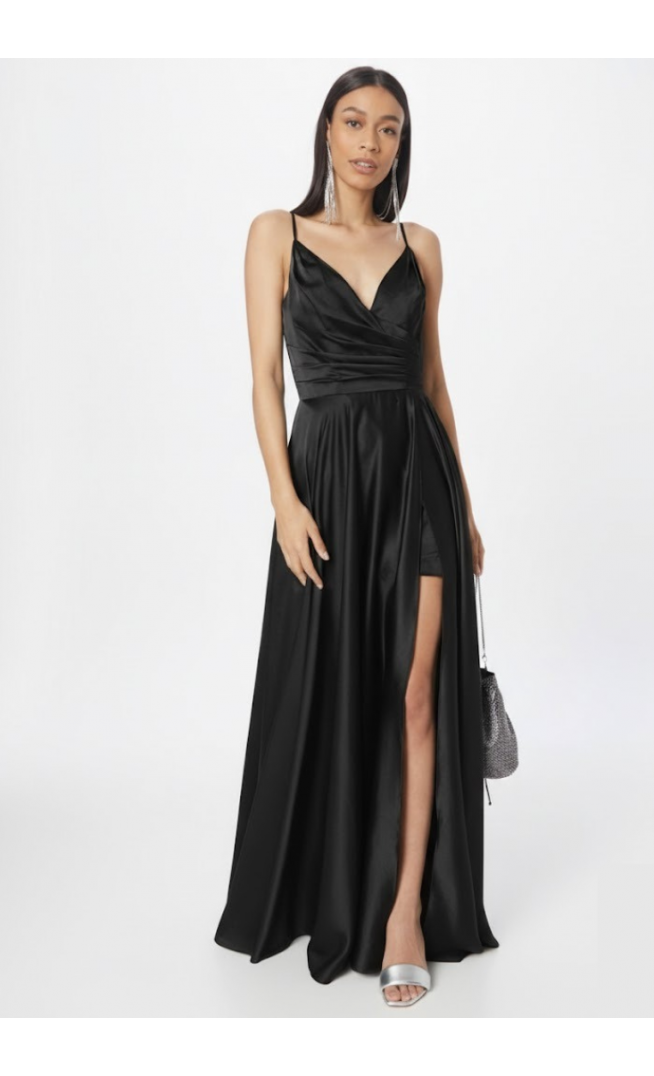 Mascara Evening Dress in Black