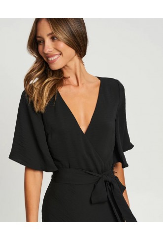 Reux Tammie Wrap Dress