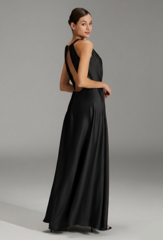 Swing Maxi Dress- Black