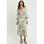 Chancerry claremont dress olive floral
