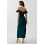 TUSSAH JANIS MIDI - Shift dress - emerald