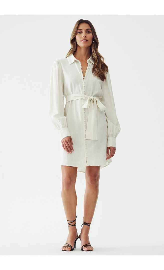 CALLI BREE - Shirt dress - cream