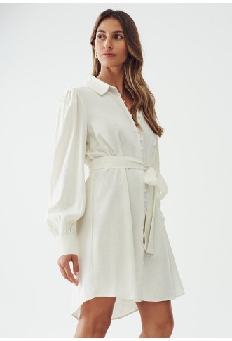 CALLI BREE - Shirt dress - cream