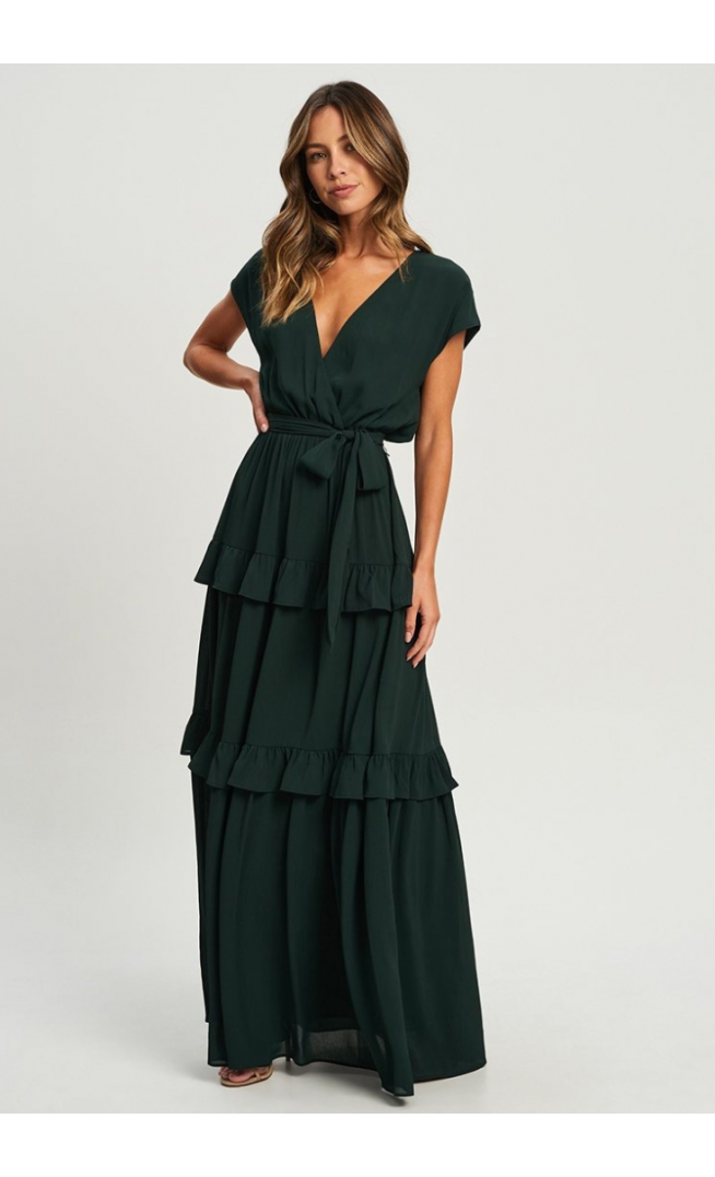 TUSSAH ANNA - Maxi Dress - Emerald